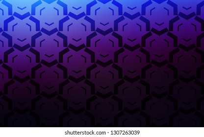 Dark Pink, Blue vector background with wry lines. A shining illustration, which consists of curved lines. Elegant pattern for a brand book.