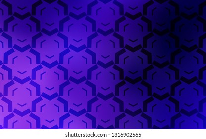 Dark Pink, Blue vector background with curved lines. A sample with colorful lines, shapes. A new texture for your  ad, booklets, leaflets.