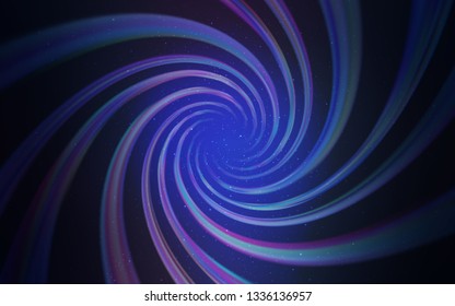 Dark Pink, Blue vector background with astronomical stars. Shining colored illustration with bright astronomical stars. Best design for your ad, poster, banner.