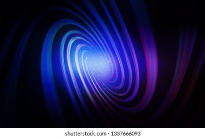 Dark Pink, Blue vector background with astronomical stars. Shining illustration with sky stars on abstract template. Best design for your ad, poster, banner.