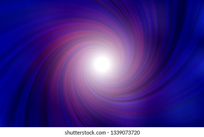 Dark Pink, Blue vector background with galaxy stars. Shining illustration with sky stars on abstract template. Best design for your ad, poster, banner.