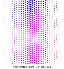 Dark Pink, Blue vector background in polygonal style. Modern design with rectangles in abstract style. Template for cellphones.