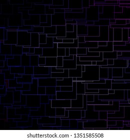 Dark Pink, Blue vector background in polygonal style. New abstract illustration with rectangular shapes. Pattern for commercials, ads.