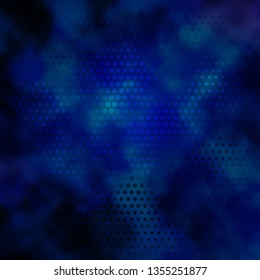 Dark Pink, Blue vector background with circles. Abstract illustration with colorful spots in nature style. Pattern for booklets, leaflets.