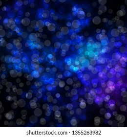 Dark Pink, Blue vector background with circles. Illustration with set of shining colorful abstract spheres. Design for your commercials.