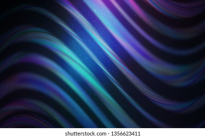 Dark Pink, Blue vector background with astronomical stars. Modern abstract illustration with Big Dipper stars. Smart design for your business advert.