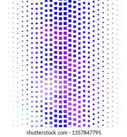 Dark Pink, Blue vector background with rectangles. Abstract gradient illustration with rectangles. Pattern for busines booklets, leaflets