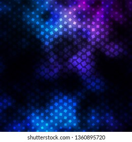 Dark Pink, Blue vector background with rectangles. Modern design with rectangles in abstract style. Pattern for commercials, ads.