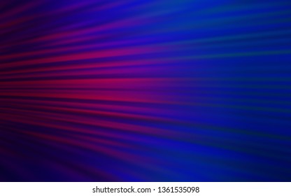 Dark Pink, Blue vector background with straight lines. Colorful shining illustration with lines on abstract template. Pattern for ads, posters, banners.