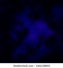 Dark Pink, Blue vector background with circles. Glitter abstract illustration with colorful drops. Pattern for business ads.