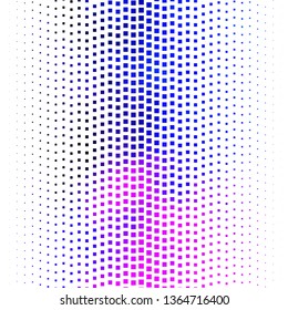 Dark Pink, Blue vector background in polygonal style. Colorful illustration with gradient rectangles and squares. Design for your business promotion.