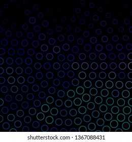 Dark Pink, Blue vector background with circles. Abstract colorful disks on simple gradient background. Pattern for websites, landing pages.