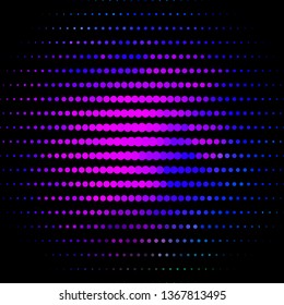 Dark Pink, Blue vector background with circles. Abstract illustration with colorful spots in nature style. Design for posters, banners.