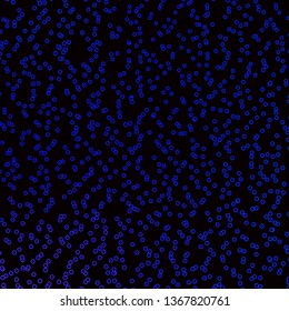 Dark Pink, Blue vector background with circles. Glitter abstract illustration with colorful drops. New template for your brand book.
