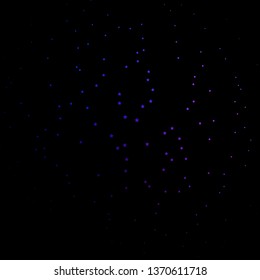 Dark Pink, Blue vector background with small and big stars. Shining colorful illustration with small and big stars. Theme for cell phones.