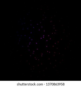 Dark Pink, Blue vector background with small and big stars. Shining colorful illustration with small and big stars. Pattern for wrapping gifts.