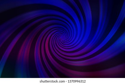 Dark Pink, Blue vector background with galaxy stars. Shining illustration with sky stars on abstract template. Pattern for astronomy websites.