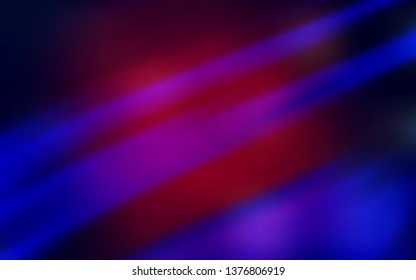 Dark Pink, Blue vector background with stright stripes. Shining colored illustration with sharp stripes. Pattern for ads, posters, banners.