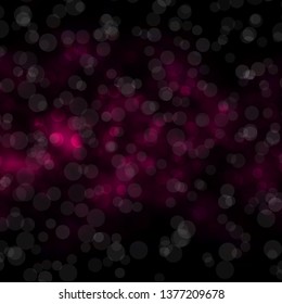 Dark Pink, Blue vector background with circles. Colorful illustration with gradient dots in nature style. Design for your commercials.
