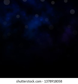 Dark Pink, Blue vector background with circles. Glitter abstract illustration with colorful drops. New template for your brand book.