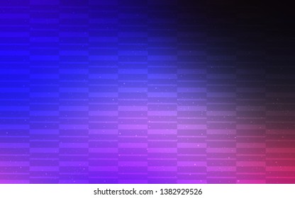 Dark Pink, Blue vector background with stright stripes. Blurred decorative design in simple style with lines. Pattern for ad, booklets, leaflets.