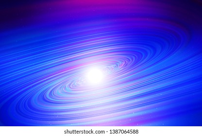 Dark Pink, Blue vector background with galaxy stars. Shining colored illustration with bright astronomical stars. Pattern for astronomy websites.