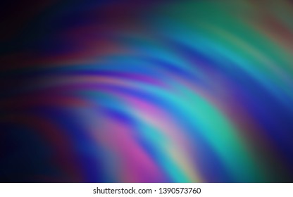 Dark Pink, Blue vector background with wry lines. Shining colorful illustration in simple style. Template for cell phone screens.
