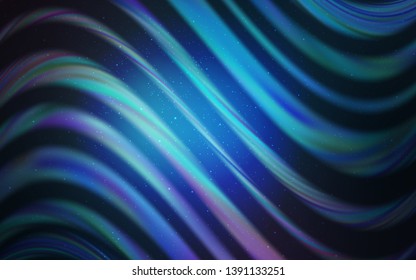 Dark Pink, Blue vector background with galaxy stars. Modern abstract illustration with Big Dipper stars. Pattern for astrology websites.