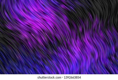 Dark Pink, Blue vector background with bent ribbons. A completely new color illustration in marble style. Marble design for your web site.