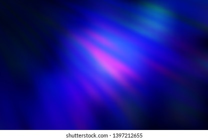 Dark Pink, Blue vector background with stright stripes. Glitter abstract illustration with colorful sticks. Smart design for your business advert.