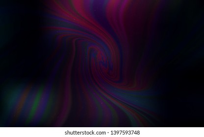 Dark Pink, Blue vector background with astronomical stars. Blurred decorative design in simple style with galaxy stars. Smart design for your business advert.