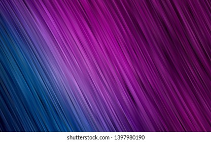 Dark Pink, Blue vector background with lava shapes. Brand new colored illustration in marble style with gradient. New composition for your brand book.