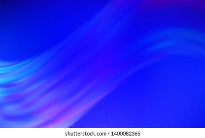 Dark Pink, Blue vector background with astronomical stars. Modern abstract illustration with Big Dipper stars. Template for cosmic backgrounds.