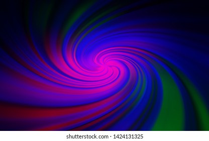 Dark Pink, Blue vector background with wry lines. An elegant bright illustration with gradient. A completely new design for your business.