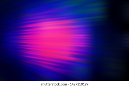 Dark Pink, Blue vector background with stright stripes. Shining colored illustration with sharp stripes. Pattern for your busines websites.