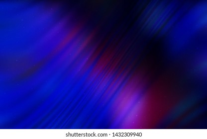 Dark Pink, Blue vector background with astronomical stars. Modern abstract illustration with Big Dipper stars. Pattern for astronomy websites.