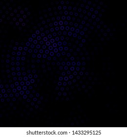 Dark Pink, Blue vector background with circles. Abstract decorative design in gradient style with bubbles. Pattern for websites, landing pages.