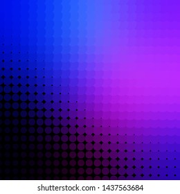 Dark Pink, Blue vector background with circles. Abstract colorful disks on simple gradient background. Pattern for websites, landing pages.