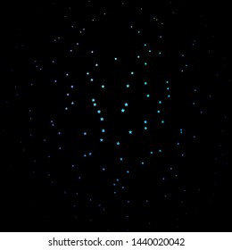 Dark Pink, Blue vector background with colorful stars. Colorful illustration in abstract style with gradient stars. Best design for your ad, poster, banner.