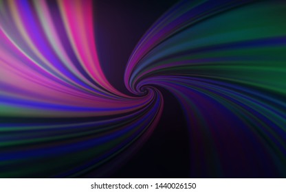 Dark Pink, Blue vector background with wry lines. Colorful illustration in simple style with gradient. A completely new template for your design.