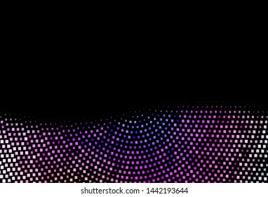 Dark Pink, Blue vector background with rectangles. Abstract gradient illustration with rectangles. The template can be used as a background.