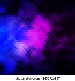 Dark Pink, Blue vector background with lines. Gradient illustration with straight lines in abstract style. Pattern for websites, landing pages.