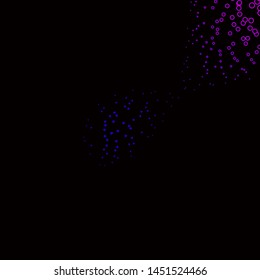 Dark Pink, Blue vector background with circles. Abstract colorful disks on simple gradient background. Pattern for booklets, leaflets.