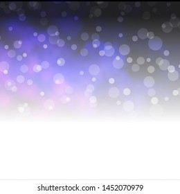 Dark Pink, Blue vector background with circles. Colorful illustration with gradient dots in nature style. Pattern for business ads.