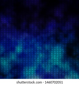 Dark Pink, Blue vector background with rectangles. Abstract gradient illustration with rectangles. Best design for your ad, poster, banner.