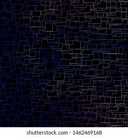 Dark Pink, Blue vector background with rectangles. Abstract gradient illustration with rectangles. Pattern for commercials, ads.