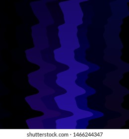 Dark Pink, Blue vector background with lines. Colorful geometric sample with gradient curves.  Design for your business promotion.