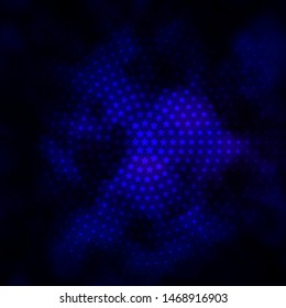 Dark Pink, Blue vector background with colorful stars. Colorful illustration in abstract style with gradient stars. Best design for your ad, poster, banner.