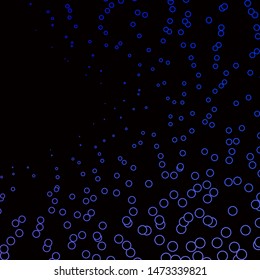 Dark Pink, Blue vector background with circles. Abstract decorative design in gradient style with bubbles. Design for your commercials.