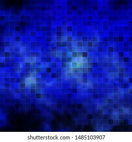 Dark Pink, Blue vector background in polygonal style. New abstract illustration with rectangular shapes. Pattern for websites, landing pages.